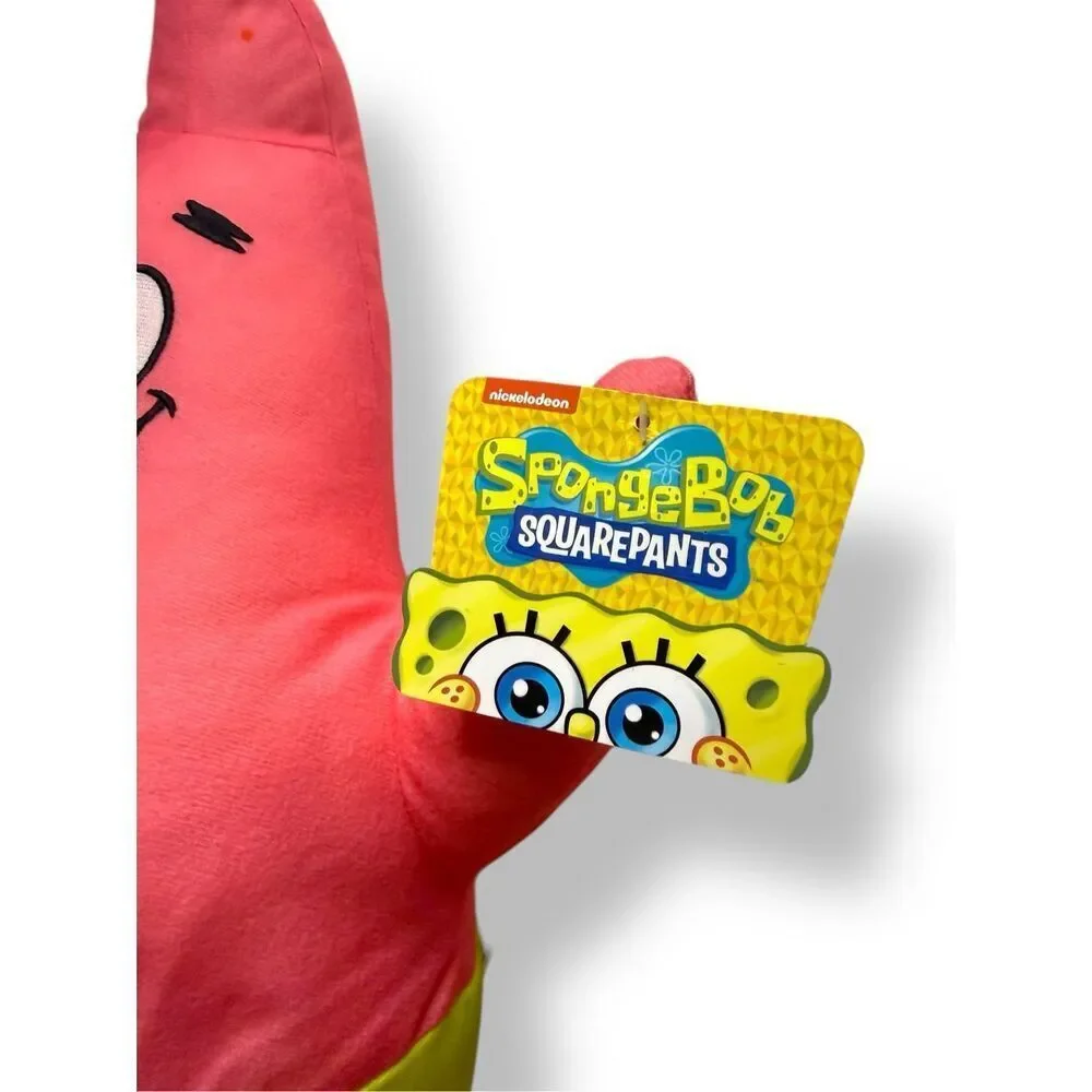 SpongeBob SquarePants Patrick Star Collectible Plush Toy 18” NEW - Picture 2 of 8